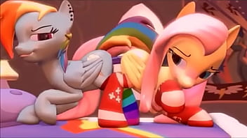 Rainbow-Dash-y-Fluttershy-dos-accioacuten-full-HD-juguetes-sexual