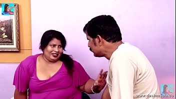 desimasala.co-Fat-aunty-seducing-two-robbers-Huge-cleavage-and-forceful-romance